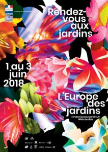 affiche rendez-vous aux Jardin 2018 Aux Arts