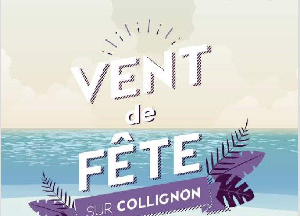 Affiche vent de fête Collignon sur aux arts