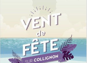 Affiche vent de fête Collignon sur aux arts