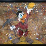 picsou sur fond de carte