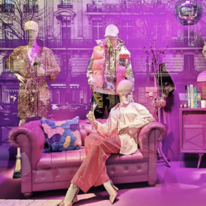exposition photographies des vitrines de mode