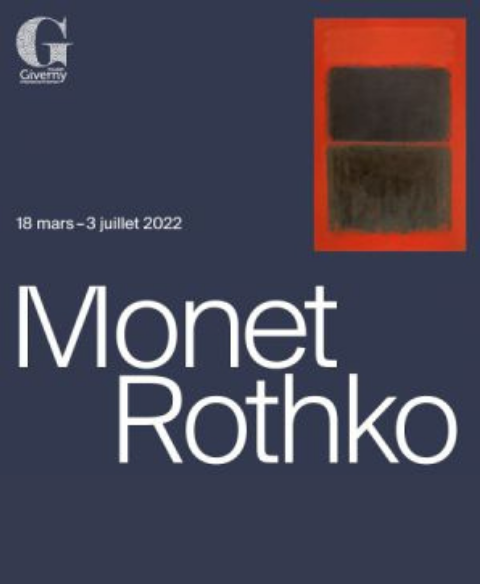 affiche exposition monet Rothko pièces et peintures