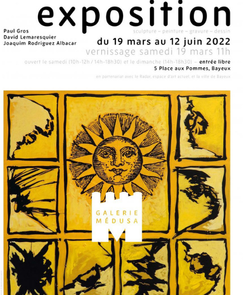 Exposition accrochage de printemps à Bayeux, artiste invité William Beville