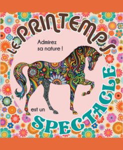 un cheval psychédélique