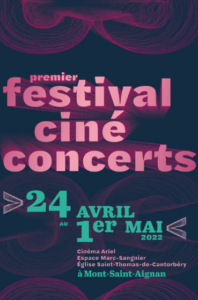 Affiche du premier festival ciné concerts