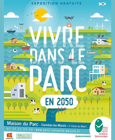 Affiche Vivre dans le parc 2050