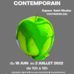 Affiche salon d'art contemporain à Coutances