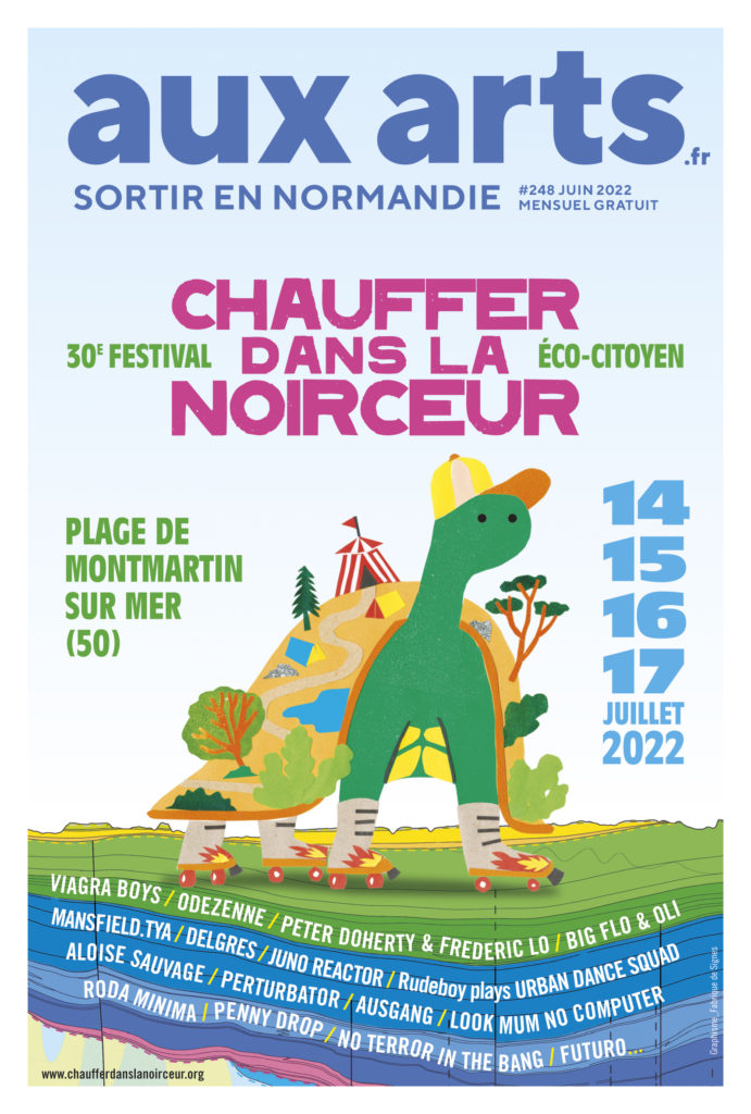 affiche festival chauffer dans la noirceur 2022