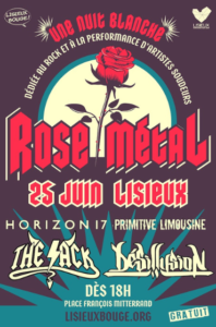 Affiche Rose Métal, Lisieux